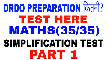SIMPLIFICATION TEST /DRDO MTS 2020 SPECIAL MATHS CLASS/ MATHS QUESTION  FOR DRDO MTS 2020 /