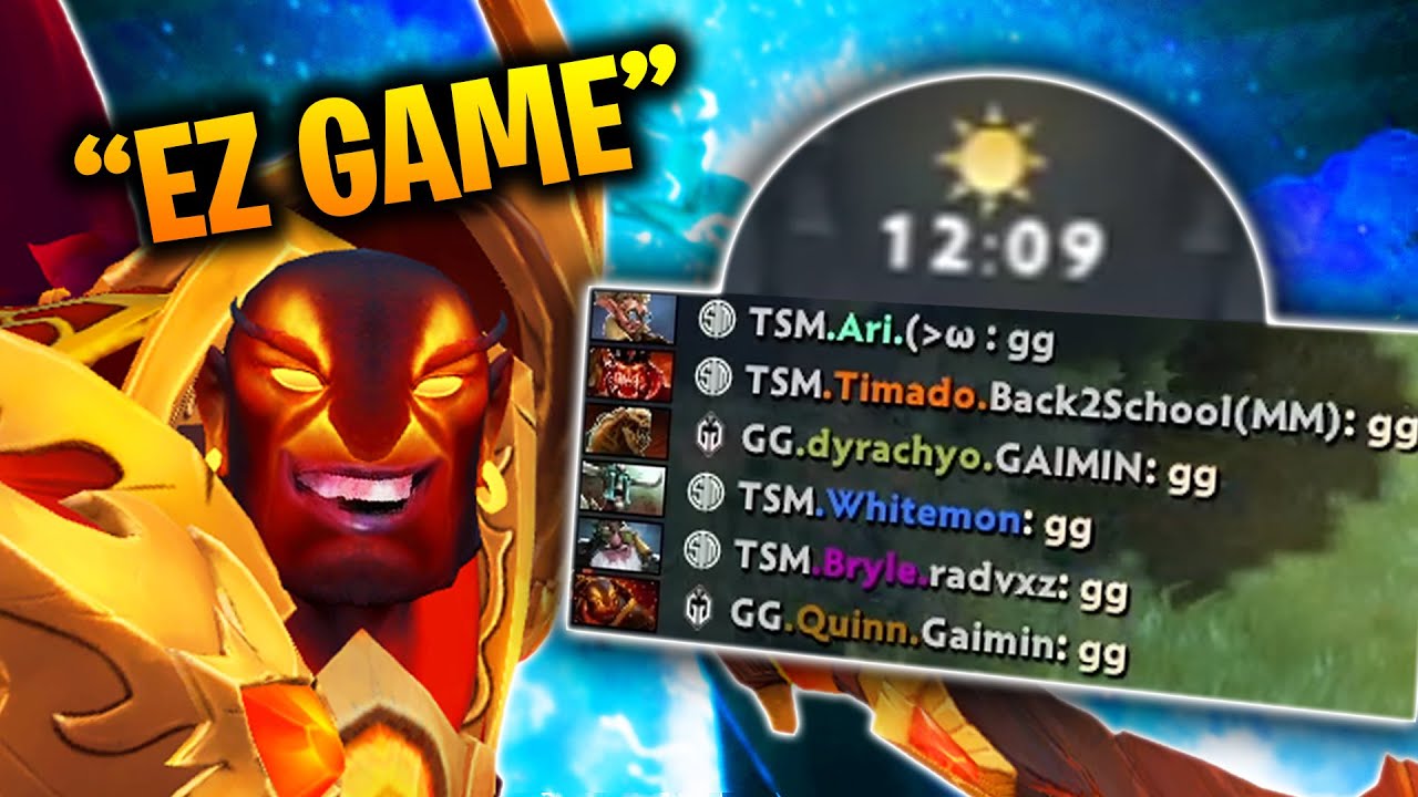 MOST EPIC 12-MINUTE STOMP - Why THIS HERO Draft is BROKEN - Team GG vs TSM - Dota 2 Guide