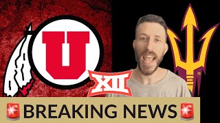 OFFICIAL: Utah & ASU Apply for Big 12 Membership Oregon & Washington to Big 10 | Arizona | Pac 12