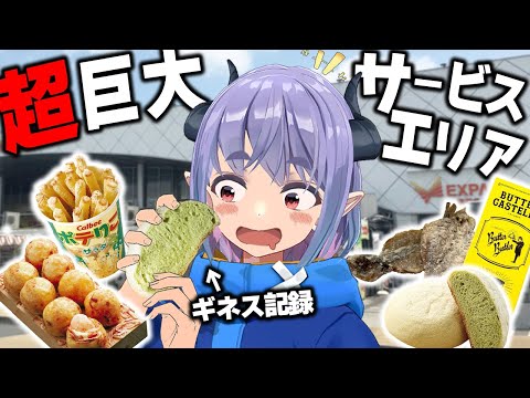 日本１巨大なサービスエリアで食べ歩きしたら幸せ過ぎた！！！