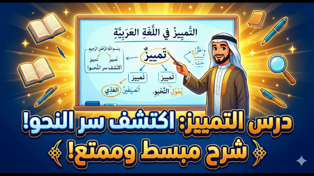 درس التمييز للصف الحادي عشر | للغة العربية ( النحو )