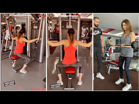 نانسي عجرم في الجيم شاهدوا رشاقتها وجمالها
