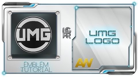 AW UMG Logo Emblem Tutorial : Advanced Warfare