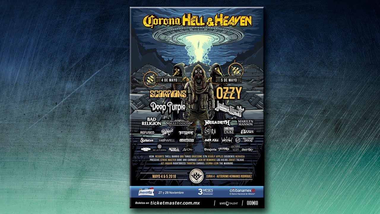 Revelacion del Cartel del Hell & Heaven 2018 MB Live YouTube Revelacion del Cartel del Hell & Heaven 2018 MB Live YouTube