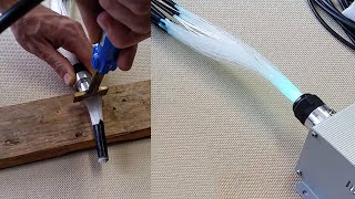 Terminating fiber optic lighting cables with a hot knife [Step-by-step process] LightEFX