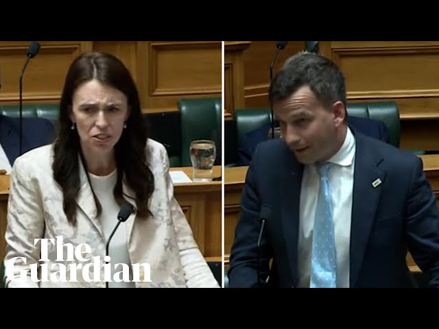 Hot mic moment: Jacinda Ardern calls minor opposition party leader an ‘arrogant prick' class=