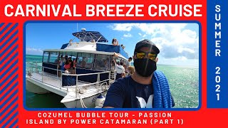 Cozumel Passion Island by Power Catamaran (Part 1)