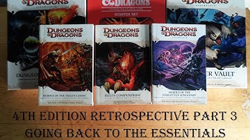 D&D Retrospective Episode 6 D&D 4th Edition part 3 Going Back to Essentials