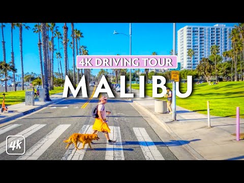 DRIVE the coast to MALIBU, CALIFORNIA – 4K (Ultra HD) Driving Tour