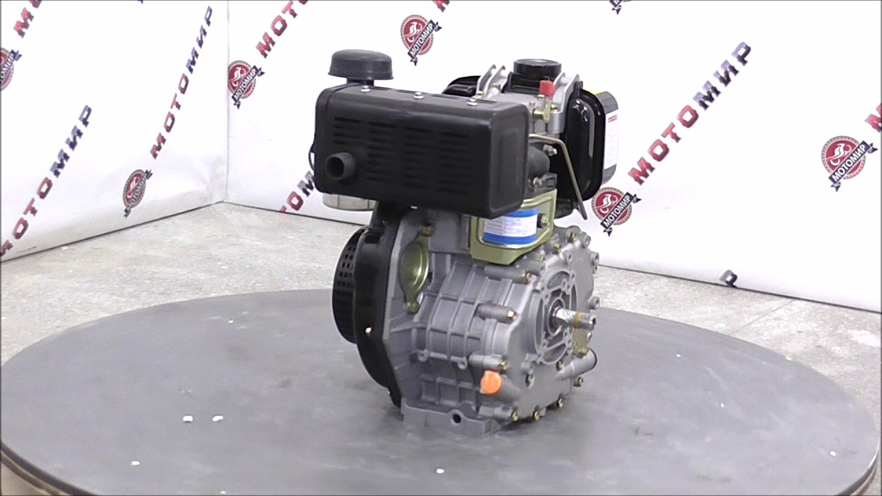 Двигатель дизельный 6 л.с. LIFAN С178F - YouTube