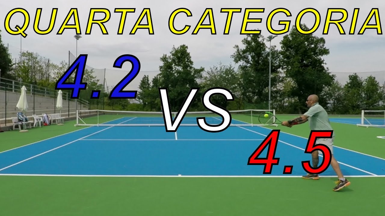 QUARTA CATEGORIA italiana - 4.2 vs 4.5 FITP - Roberto vs Alessandro