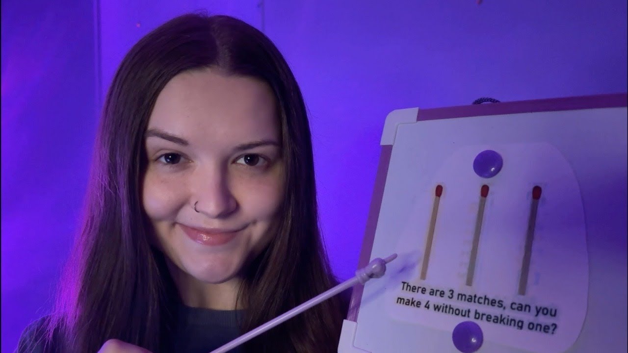 ASMR IQ Tests 🧩 Soft Spoken Exam Roleplay (With Answers!)