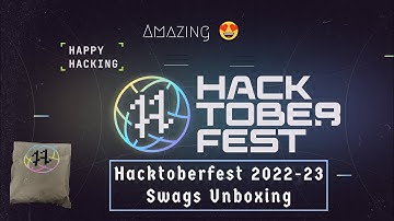 Hacktoberfest 2022 Swags unboxing | #hacktoberfest #hacktoberfest2022 @GitHub @DigitalOcean