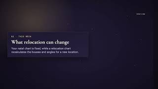 Astrocartography explained: can moving change your birth chart