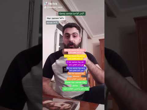 تعلم التركية مع سامر عاصي الزمن الواسع في اللغة التركية  