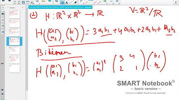 MA412, Lecture no 36 (Bilinear Forms) by Tapas Chatterjee, IIT Ropar