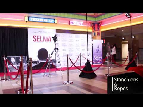 Red Carpet Express Chrome Stanchions & Ropes Rentals
