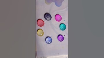 Satisfying Water Drop Experiment with Sketch Pen | Relaxing Visuals | Color Mixing #shorts #asmr