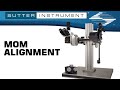 Alignment of the Movable Objective Microscope (MOM)