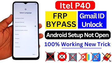 Itel P40 FRP BYPASS ✅ Android 12 | Android Setup Not Open | Itel P40 (P662L) Google Account Bypass