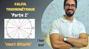 Calcul Trigonométrique (partie 2) : Formules de transformation 1BAC (S.ex et S.math)