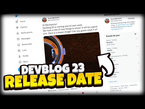 DEVBLOG 23 RELEASE DATE + Teaser Image in Scrap Mechanic