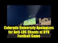 Colorado University Apologizes for Anti-LDS Chants at BYU Football Game
