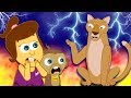 Adventures Of Annie And Ben :- Lion Encounter Funny Animal Cartoon Compilation For Kids Children