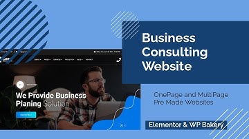Clean Business Website One Page and MultiPage | Elementor Consulting Theme | Earna WordPress Theme