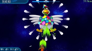 Chicken Invaders 5 All 120 Waves Superstar Hero No Upgrades(1:02:04)