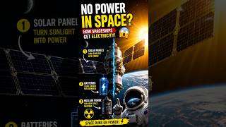 No Power in Space? 😳⚡ How Spaceships Really Get Electricity!
