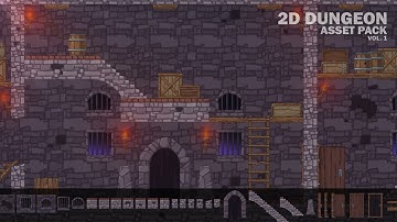2D Dungeon Asset Pack Vol1