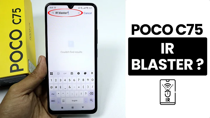 Does Poco C75 Have an IR Blaster? Can We Use IR Blaster