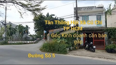 Nhà đất củ chi | giá rẻ | giới thiệu | Nhà và đất góc 3 mặt tiền đường số 5 Xã Củ Chi Tân Thông Hội
