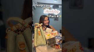 Birthday gifts unboxing part 4 #shorts #birthdayvlog #birthdaysurprise #giftideas #couplegoal