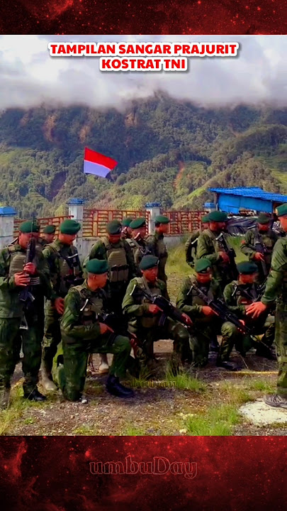 Tampilan sangar prajurit kostrad TNI ketika kenakan seragam tempur hutan #tni #tniindonesia #bravo