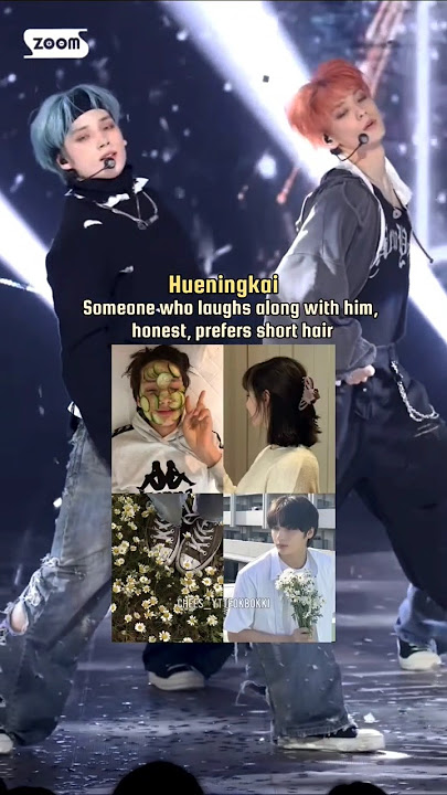 TXT members and their ideal type 💗🎀 #kpop #txt #moa #fyp