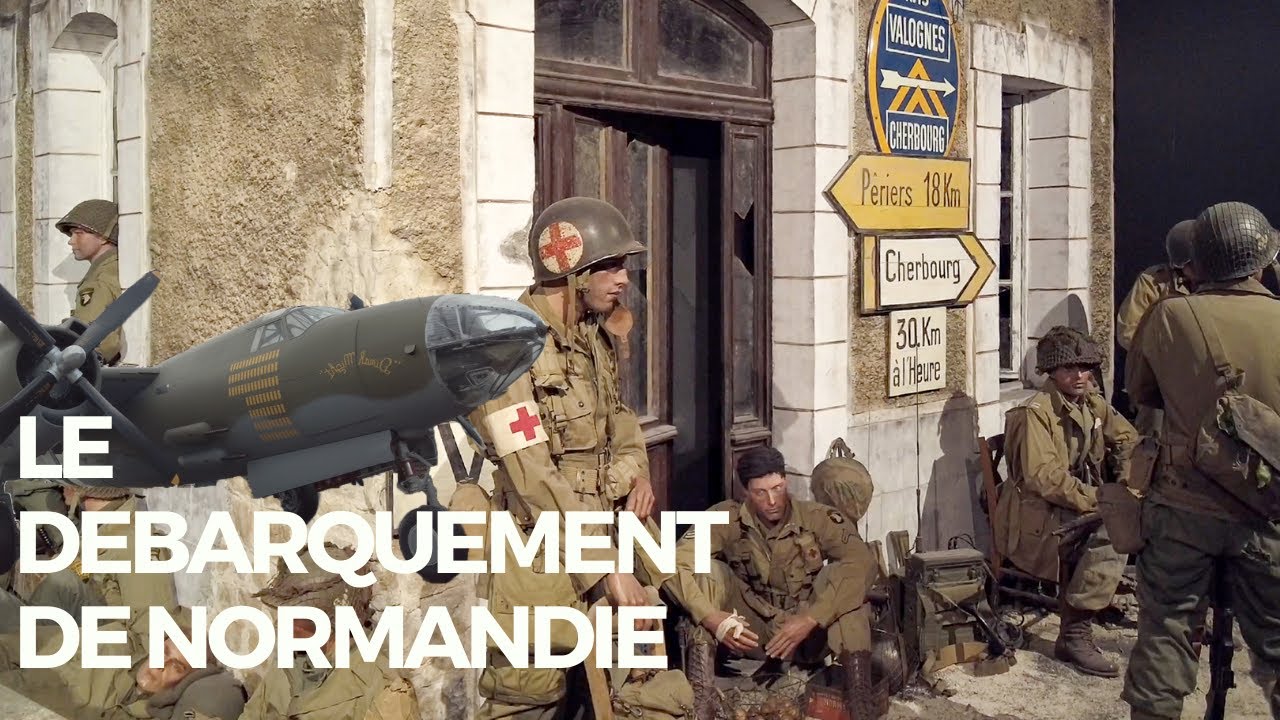 Le débarquement en Normandie | plage | musée | 4K