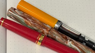 Some of my favourite fountain pen and ink pairings Part 1