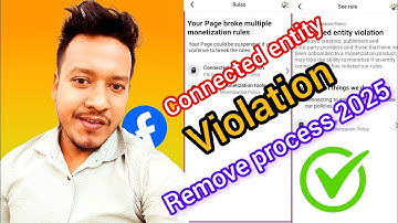 Fix Facebook Connected Entity Violation Problem 2025 ||Monetization Issue Solution"🔥