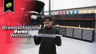 Volkswagen Golf 4 Bremsschläuche Vorne wechseln | change brake hoses | VitjaWolf | Tutorial | HD by VitjaWolfTutorial 753 views 2 months ago 3 minutes, 48 seconds