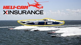 St. Pete Powerboat Grand Prix | Class 1 | Race | XINSURANCE Helicopter