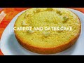 Carrot and dates cake without oven    no fail recipe