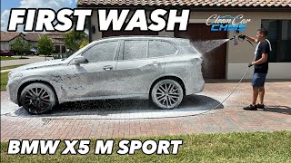 A BRAND NEW BMW X5 M Sport gets its FIRST WASH! - Car Detailing in South Florida