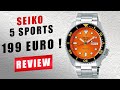 Seiko 5 Sport Uhr - TOP Automatik Diver für 199€ ! SRPD59K1 - Review - Test - Deutsch