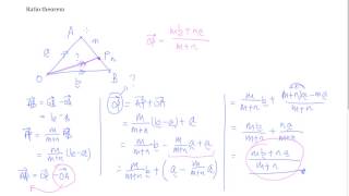 Vectors - Ratio Theorem and Mid-point Theorem - A Levels H2 math