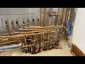 Инженерия в просвещенной Европе.Реконструкция коллекторной разводки радиаторного отопления в Италии.