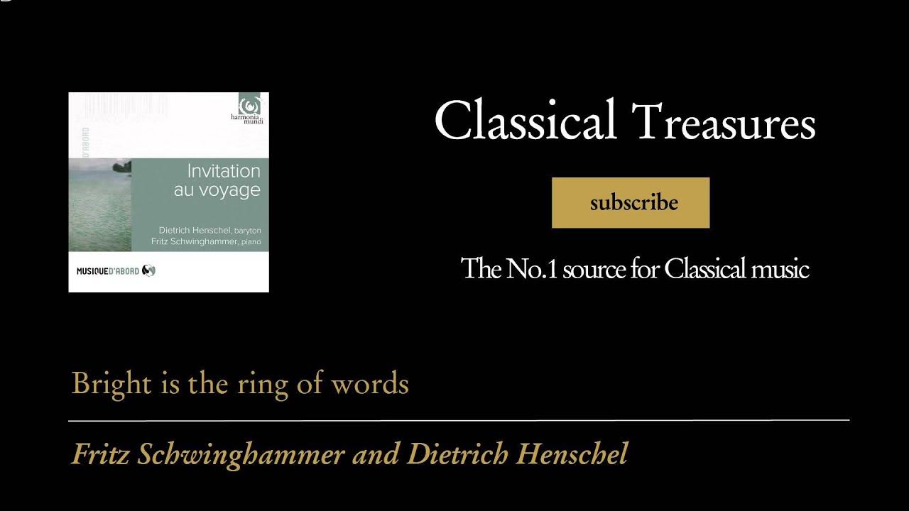 Ralph Vaughan Williams - Bright is the ring of words Ralph Vaughan Williams - Bright is the ring of words