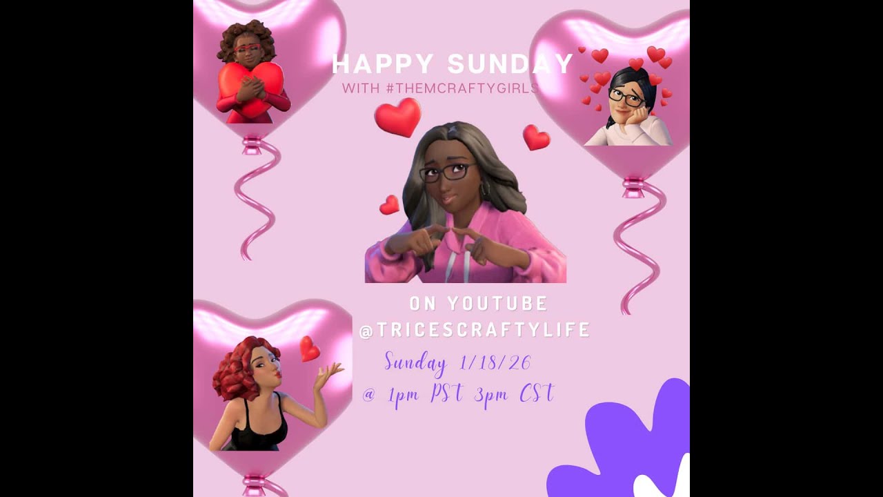 Lets Craft Live with ThemCraftyGirls 1/18/2026