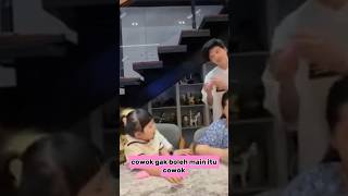 Ameena Is So Cute She Forbids Papata From Joining In Playing Together ameena attahalilintar